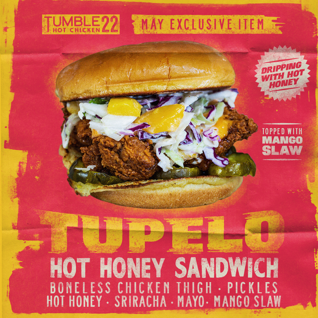 May Special - Tupelo Hot Honey Sandwich