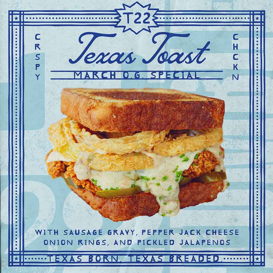 texas toast chicken sandwich